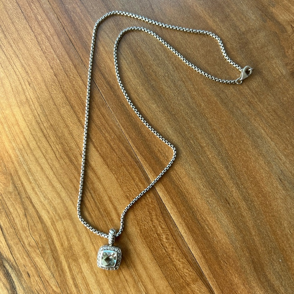 David Yurman Petite Albion Prasiolite Necklace